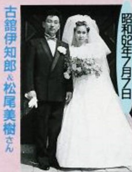 フリーアナウンサー、キャスター、司会者の古館伊知郎と妻（嫁・奥さん）の松尾美樹